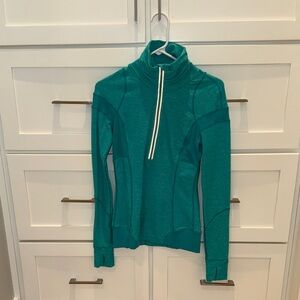Lululemon Women's Teal Heather Athletic Top